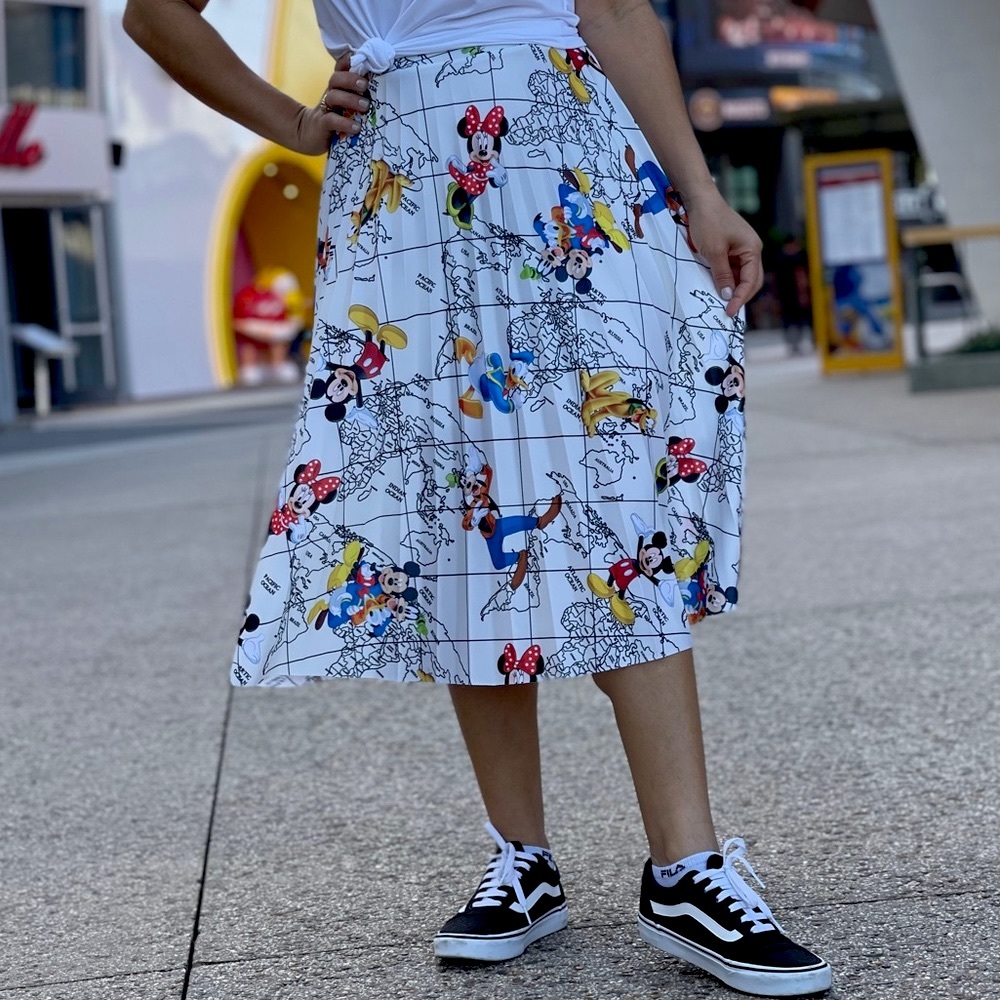 NWOT Fashion Mickey Maxi Long Skirt